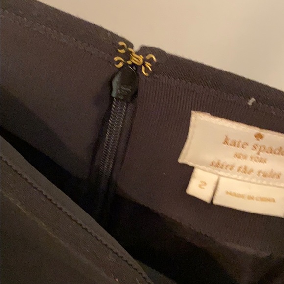 Kate Spade black A-Line Skirt - Picture 3 of 5